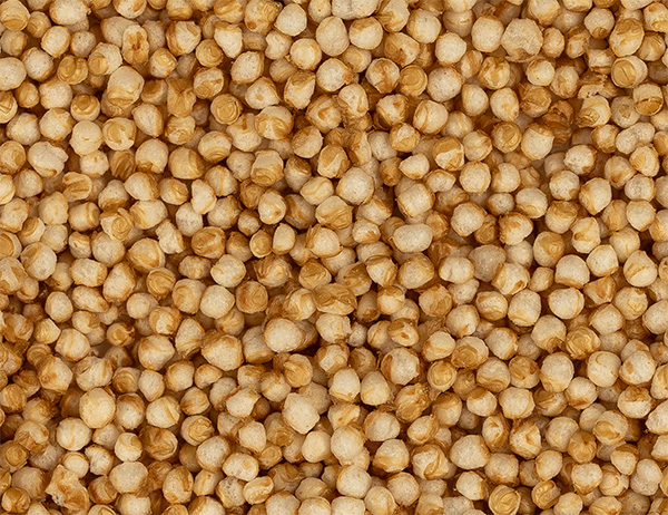 Amaranth puffed